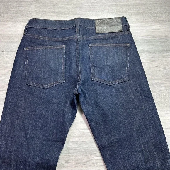 Naked & Famous Jeans Mens 32x33 Blue Indigo Power Stretch SkinnyGuy Denim